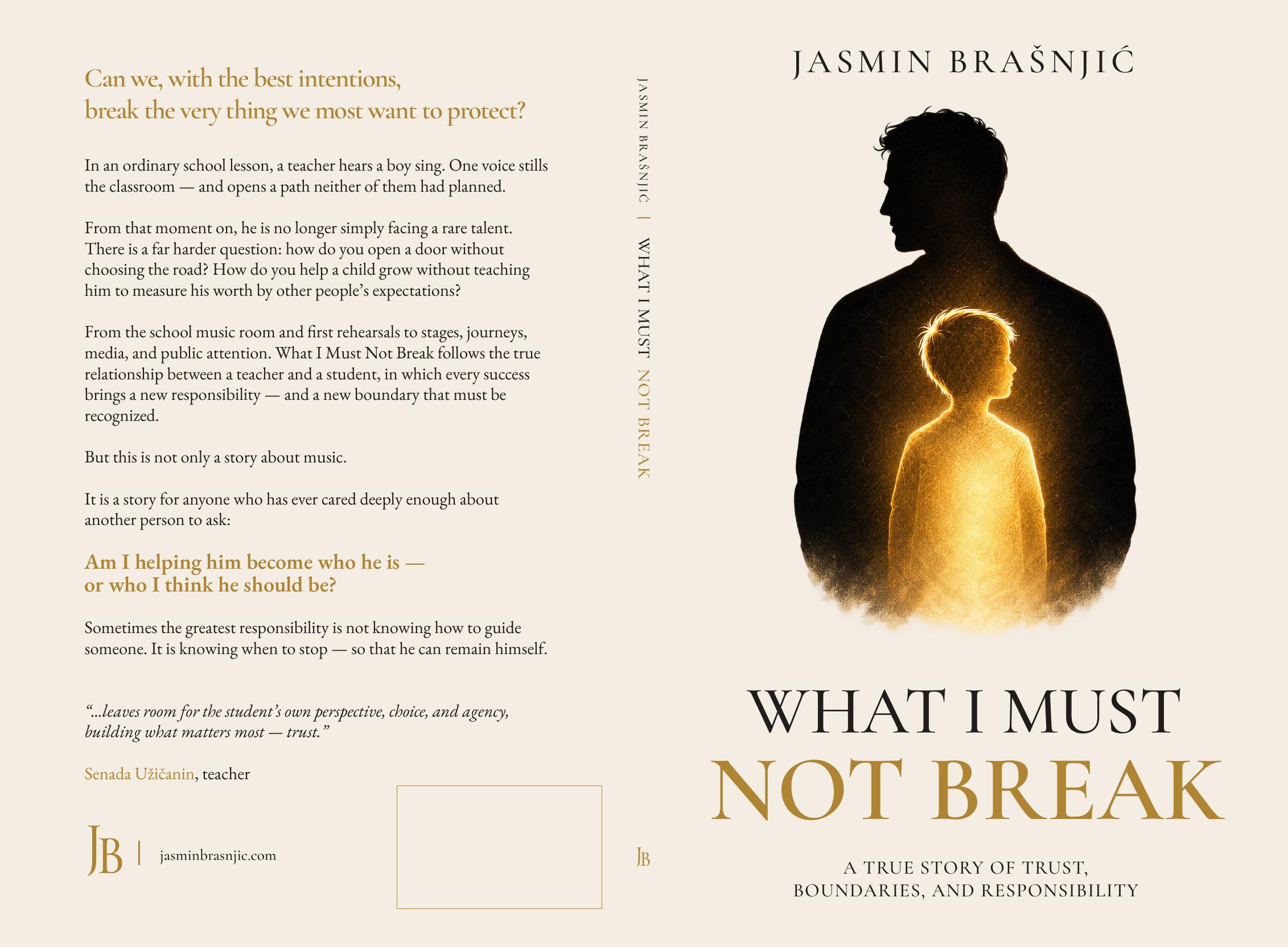 English full book cover: back cover, spine, and front cover