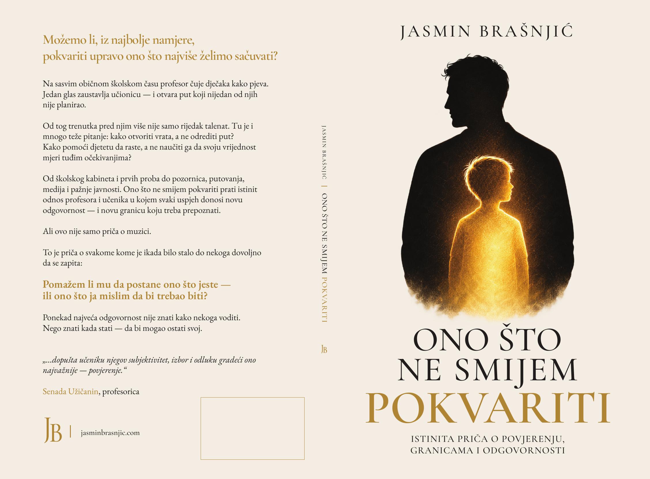 Originalni puni omot knjige: poleđina, hrbat i prednja korica